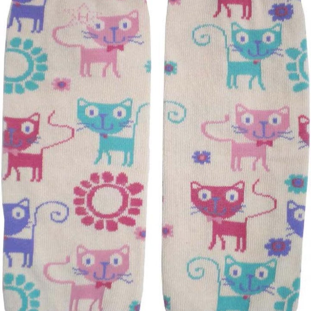 Meow Kitty Cat Leg Warmers by Huggalugs Footless - Newborn to 6 Months - NIP - Picture 2 of 2